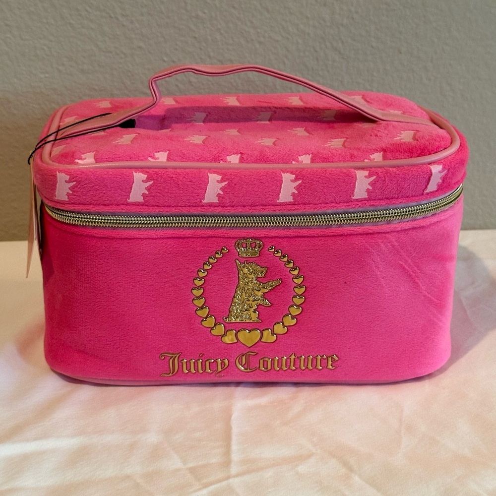 Juicy Couture Pink Cosmetic Bag